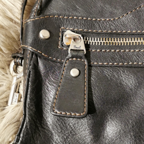 Fossil Vintage Leather Bag 100% Leather - Picture 4 of 8
